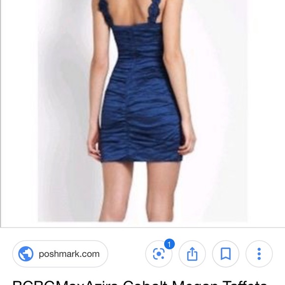 BCBG blue dress size 0 - Picture 2 of 5